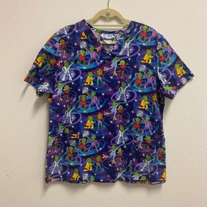 Women's Comfy Cotton Scrubs 100% Cotton Top Medium